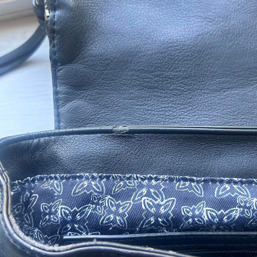 Bcbg Black Leather Small Backpack - image 7